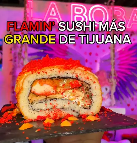 Sushi Tijuana: rollos grandes estilo Tijuana con toppings creativos