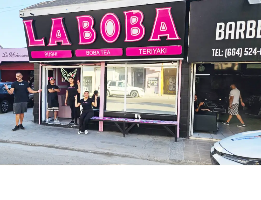 Sushi Tijuana en colonia Libertad — fachada de La Boba Sushi